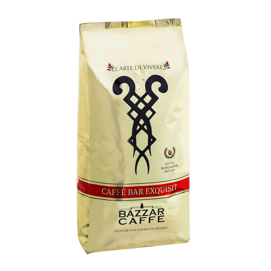 Premium Espresso Bohnen von Rösterei 'Bazzar' - Frisch geröstete Kaffeebohnen für den ultimativen Genussmoment.