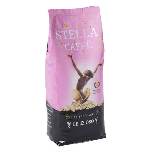 Espresso Bohnen 'Stella Delizioso' von Bazzar - Frisch geröstet für ein köstliches Kaffeeerlebnis.