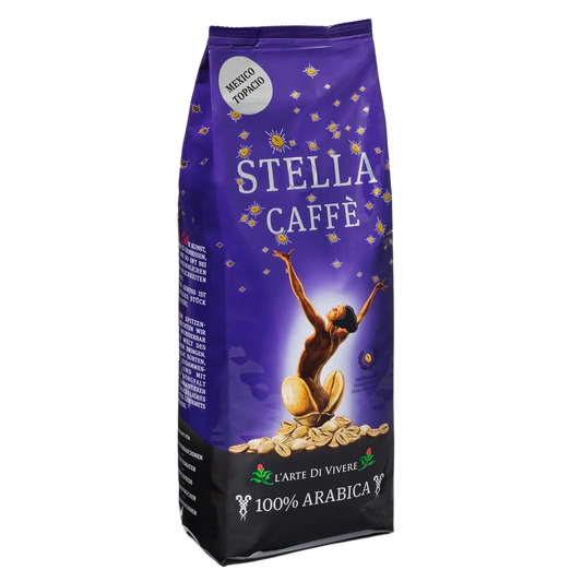 Premium Espresso Bohnen 'Stella Mexico Topacio' von Bazzar - Frisch geröstet für ultimativen Geschmacks.