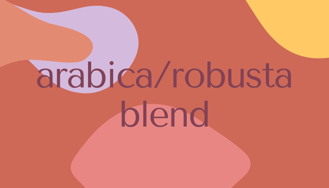  Das ist das Icon für Kaffee- und Espresso-Arabica/Robusta-Blend