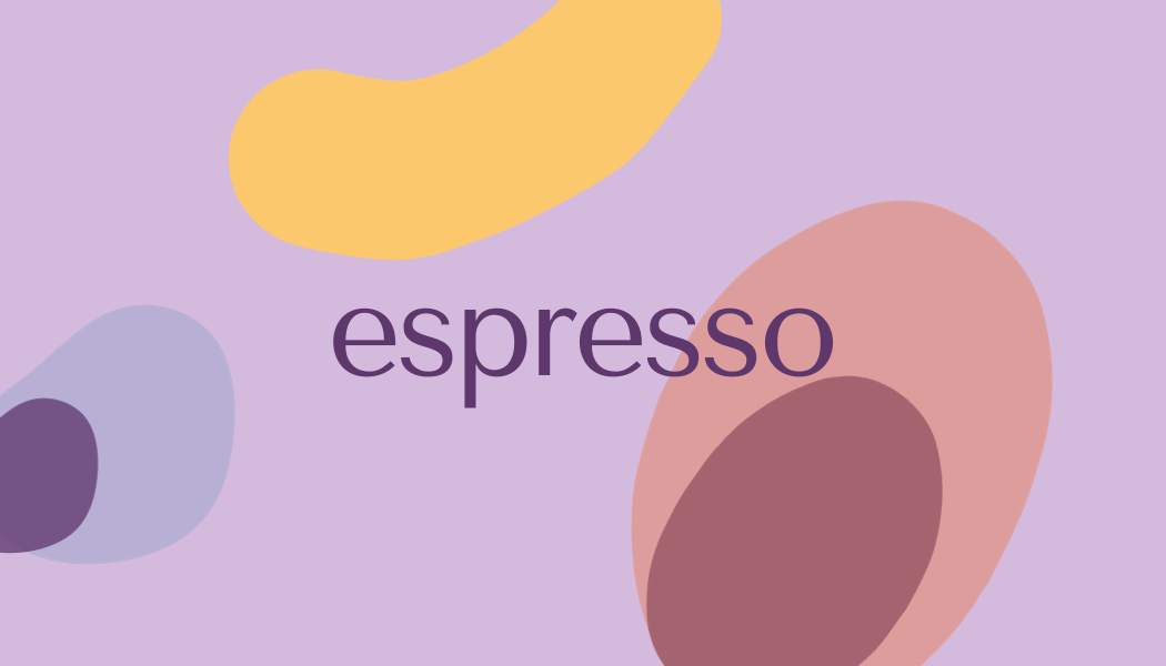 Das ist das Icon für Espresso Kaffeebohnen