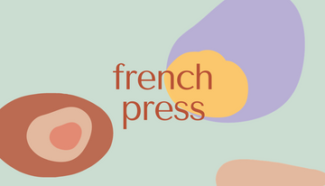 Das ist das Icon für Kaffee vorbereitende Frenchpress