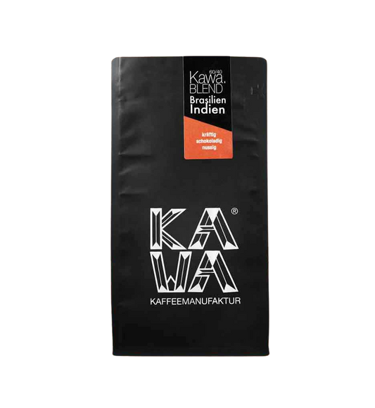Blend-Kaffeebohnen-Mischung aus Brasilien und Indien von KAWA - Exquisite Mischung für vollmundigen Genuss.
