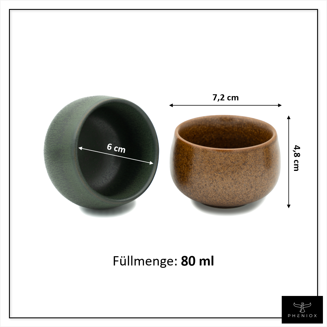 Espressotassen Set 80 ml