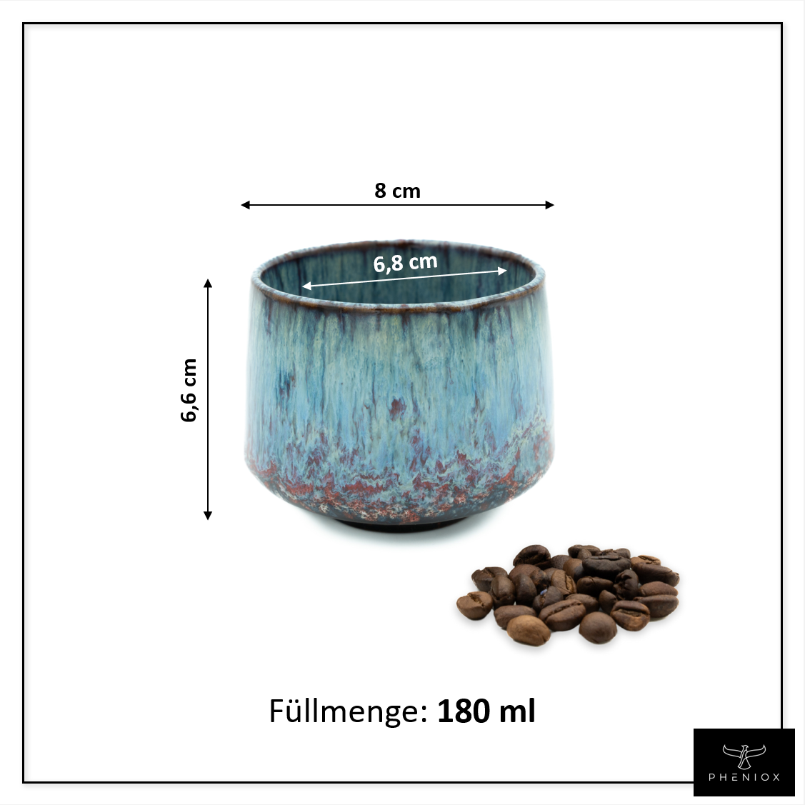 Hochwertige Steinguttassen