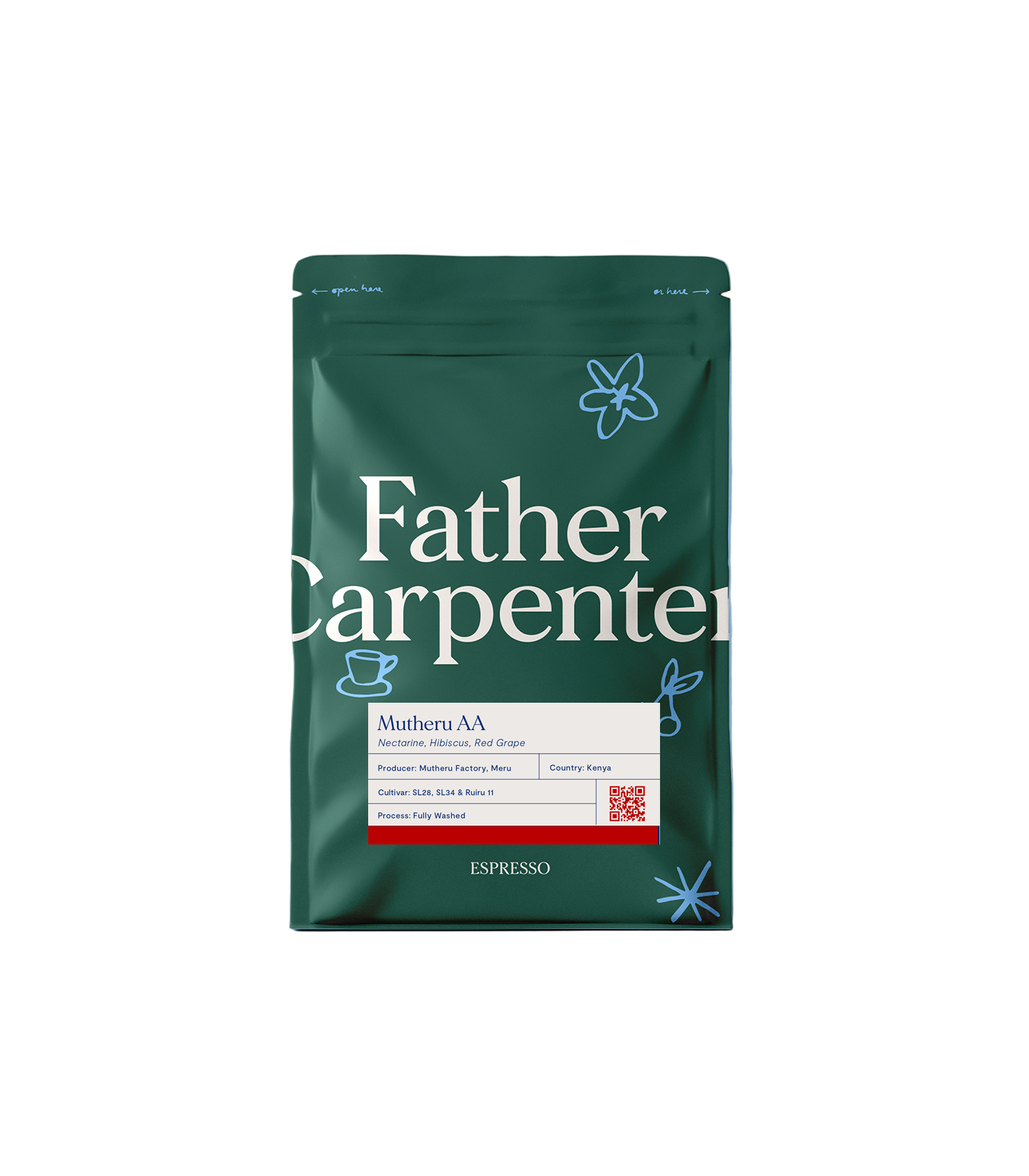 Father-Carpenter-Mutheru-Kaffeebohnen