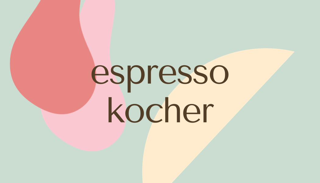 Das ist das Icon für Kaffee- und Espresso-vorbereitende Espressokocher